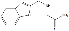 2-[(1-benzofuran-2-ylmethyl)amino]acetamide Structure