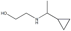 2-[(1-cyclopropylethyl)amino]ethan-1-ol Structure