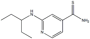 2-[(1-ethylpropyl)amino]pyridine-4-carbothioamide Structure