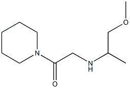 2-[(1-methoxypropan-2-yl)amino]-1-(piperidin-1-yl)ethan-1-one