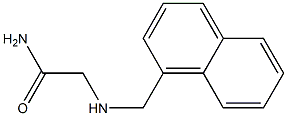 2-[(1-naphthylmethyl)amino]acetamide Struktur