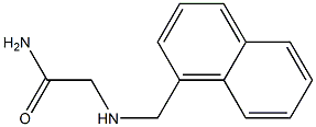 2-[(1-naphthylmethyl)amino]acetamide Structure