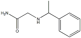 2-[(1-phenylethyl)amino]acetamide Struktur
