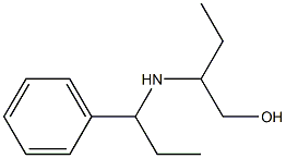 2-[(1-phenylpropyl)amino]butan-1-ol,,结构式