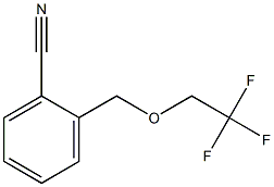 2-[(2,2,2-trifluoroethoxy)methyl]benzonitrile 结构式