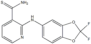 2-[(2,2-difluoro-2H-1,3-benzodioxol-5-yl)amino]pyridine-3-carbothioamide