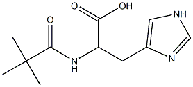 2-[(2,2-dimethylpropanoyl)amino]-3-(1H-imidazol-4-yl)propanoic acid