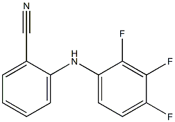 2-[(2,3,4-trifluorophenyl)amino]benzonitrile|