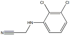 2-[(2,3-dichlorophenyl)amino]acetonitrile Struktur