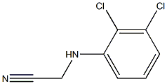 2-[(2,3-dichlorophenyl)amino]acetonitrile Structure