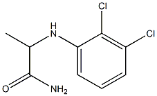 2-[(2,3-dichlorophenyl)amino]propanamide Structure