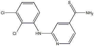 2-[(2,3-dichlorophenyl)amino]pyridine-4-carbothioamide Structure