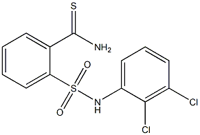 2-[(2,3-dichlorophenyl)sulfamoyl]benzene-1-carbothioamide Structure