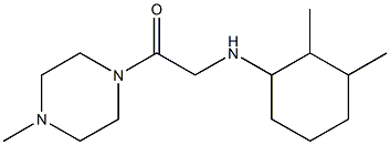  2-[(2,3-dimethylcyclohexyl)amino]-1-(4-methylpiperazin-1-yl)ethan-1-one