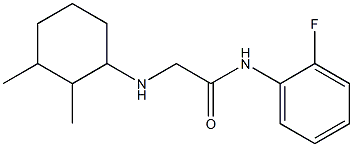 2-[(2,3-dimethylcyclohexyl)amino]-N-(2-fluorophenyl)acetamide|