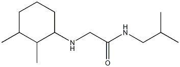 2-[(2,3-dimethylcyclohexyl)amino]-N-(2-methylpropyl)acetamide