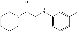 2-[(2,3-dimethylphenyl)amino]-1-(piperidin-1-yl)ethan-1-one,,结构式