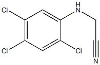 2-[(2,4,5-trichlorophenyl)amino]acetonitrile Structure