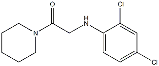 2-[(2,4-dichlorophenyl)amino]-1-(piperidin-1-yl)ethan-1-one Structure