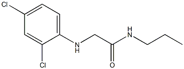 2-[(2,4-dichlorophenyl)amino]-N-propylacetamide Structure