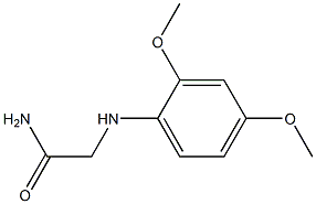 2-[(2,4-dimethoxyphenyl)amino]acetamide Structure