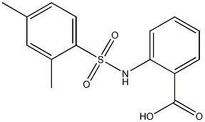 2-[(2,4-dimethylbenzene)sulfonamido]benzoic acid|
