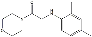 2-[(2,4-dimethylphenyl)amino]-1-(morpholin-4-yl)ethan-1-one,,结构式