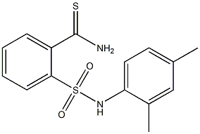  2-[(2,4-dimethylphenyl)sulfamoyl]benzene-1-carbothioamide