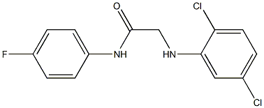 2-[(2,5-dichlorophenyl)amino]-N-(4-fluorophenyl)acetamide