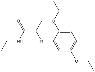 2-[(2,5-diethoxyphenyl)amino]-N-ethylpropanamide|