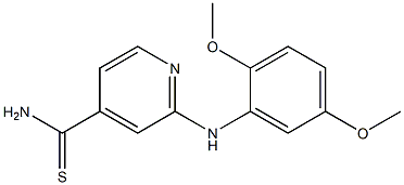 2-[(2,5-dimethoxyphenyl)amino]pyridine-4-carbothioamide