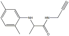 2-[(2,5-dimethylphenyl)amino]-N-(prop-2-yn-1-yl)propanamide