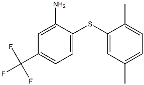 2-[(2,5-dimethylphenyl)sulfanyl]-5-(trifluoromethyl)aniline