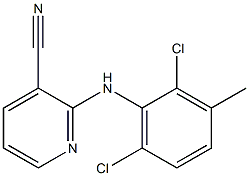 2-[(2,6-dichloro-3-methylphenyl)amino]pyridine-3-carbonitrile Structure
