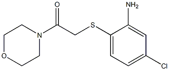 2-[(2-amino-4-chlorophenyl)sulfanyl]-1-(morpholin-4-yl)ethan-1-one Structure