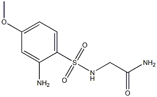 2-[(2-amino-4-methoxybenzene)sulfonamido]acetamide|