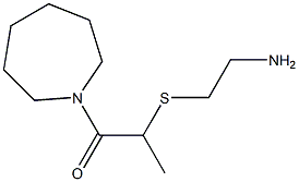 2-[(2-aminoethyl)sulfanyl]-1-(azepan-1-yl)propan-1-one|