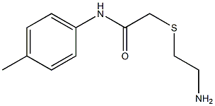 2-[(2-aminoethyl)thio]-N-(4-methylphenyl)acetamide|