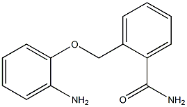 2-[(2-aminophenoxy)methyl]benzamide Structure