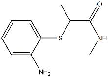 2-[(2-aminophenyl)sulfanyl]-N-methylpropanamide|