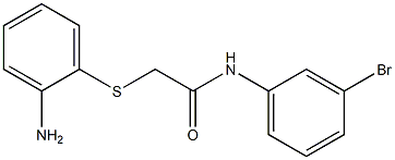 2-[(2-aminophenyl)thio]-N-(3-bromophenyl)acetamide