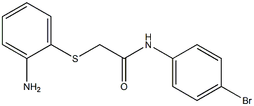 2-[(2-aminophenyl)thio]-N-(4-bromophenyl)acetamide 结构式