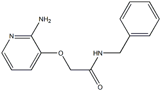 2-[(2-aminopyridin-3-yl)oxy]-N-benzylacetamide 化学構造式