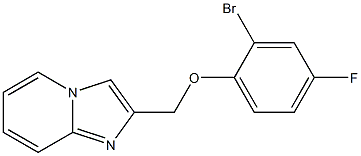 2-[(2-bromo-4-fluorophenoxy)methyl]imidazo[1,2-a]pyridine