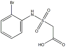 2-[(2-bromophenyl)sulfamoyl]acetic acid