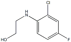 2-[(2-chloro-4-fluorophenyl)amino]ethan-1-ol,,结构式