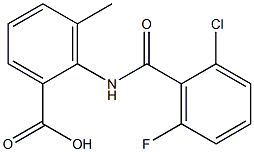 2-[(2-chloro-6-fluorobenzene)amido]-3-methylbenzoic acid