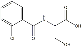 2-[(2-chlorobenzoyl)amino]-3-hydroxypropanoic acid