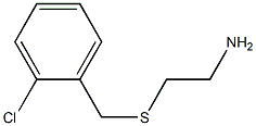 2-[(2-chlorobenzyl)thio]ethanamine,,结构式