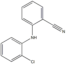 2-[(2-chlorophenyl)amino]benzonitrile Structure